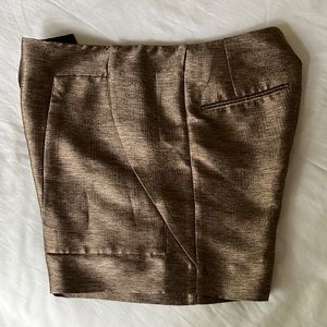 THE KOOPLES metallic gold shorts